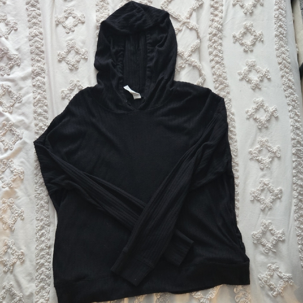 Bally Black Knit Hoodie